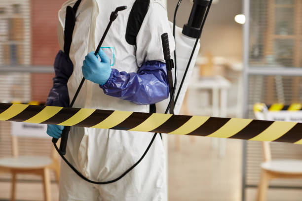 Professional Biohazard Cleanup technician working in Centerville, SC